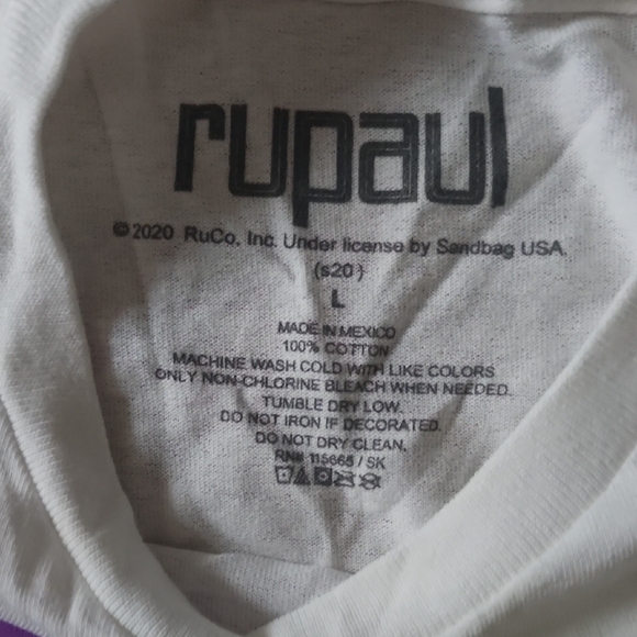 RuPaul Graphic White T-Shirt - Picture 3 of 4